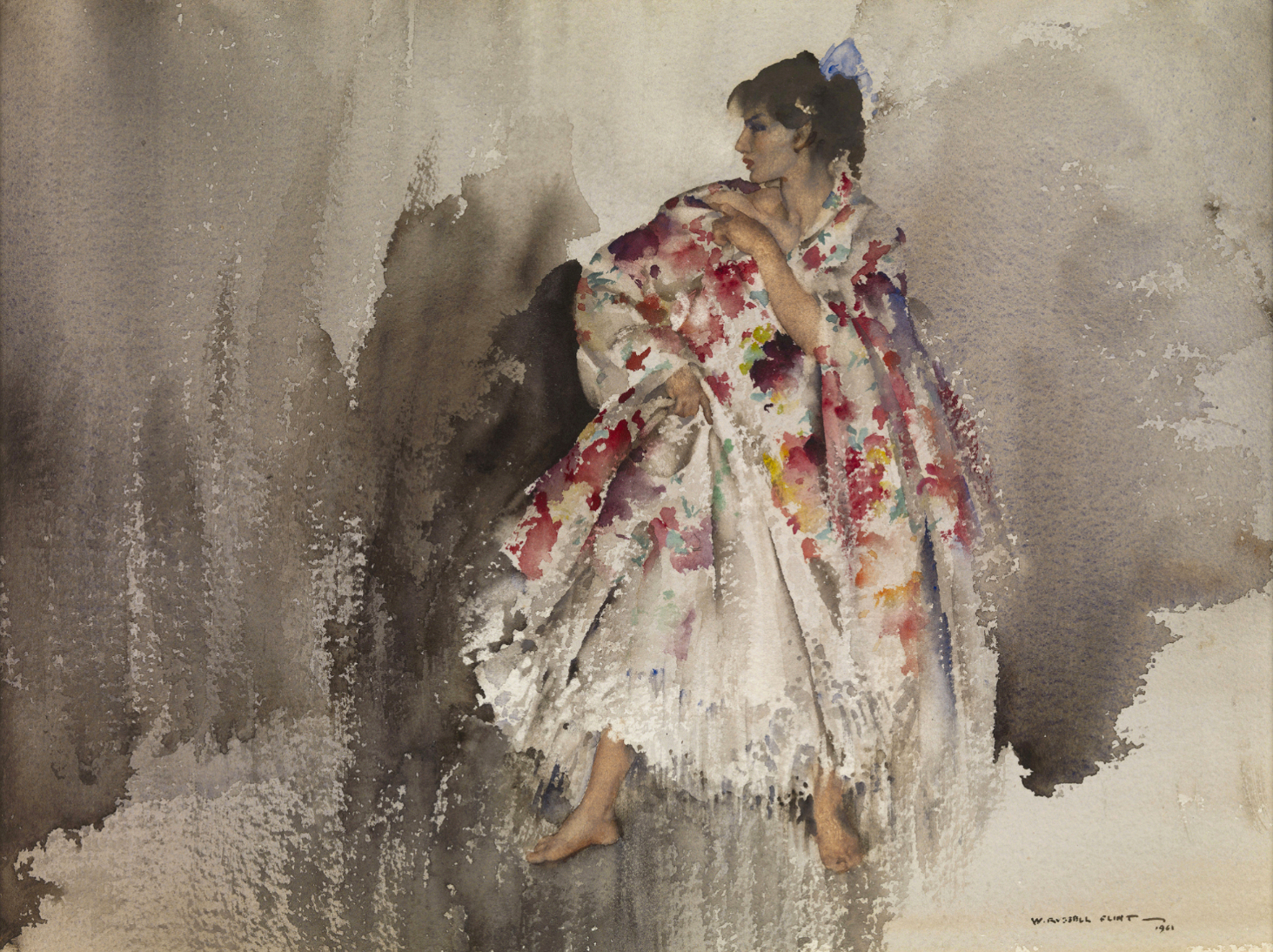 Cecilia in a Spanish Shawl